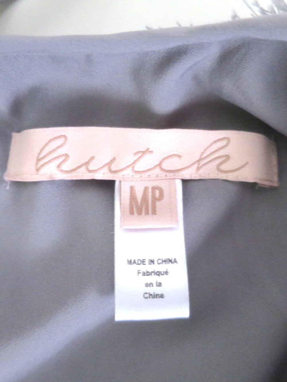 Anthropologie Hutch Long-Sleeve Crew-Neck Shift Mini Dress Size MP - Picture 11 of 12